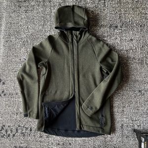 Nike Tech Fleece Zip Hoodie in Olive Green